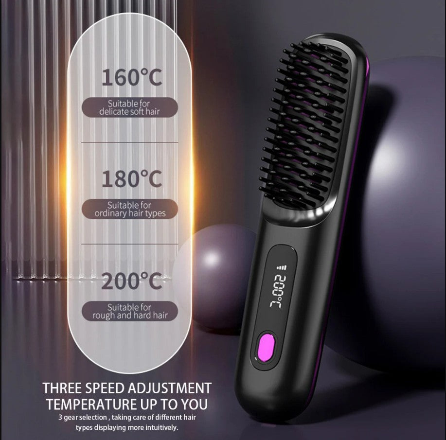 Ruvoa Portable Hair Straightener GoBrush Pro