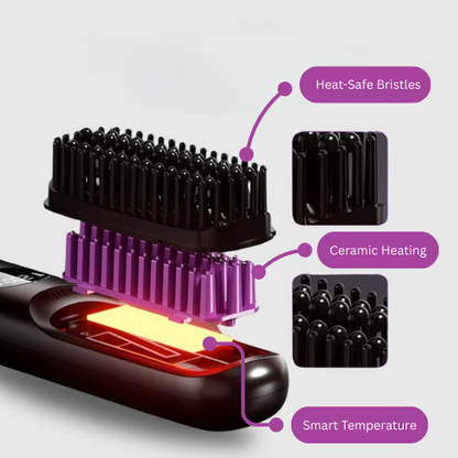 Ruvoa Portable Hair Straightener GoBrush Pro