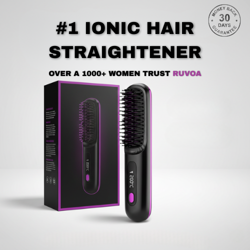 Ruvoa Portable Hair Straightener GoBrush Pro